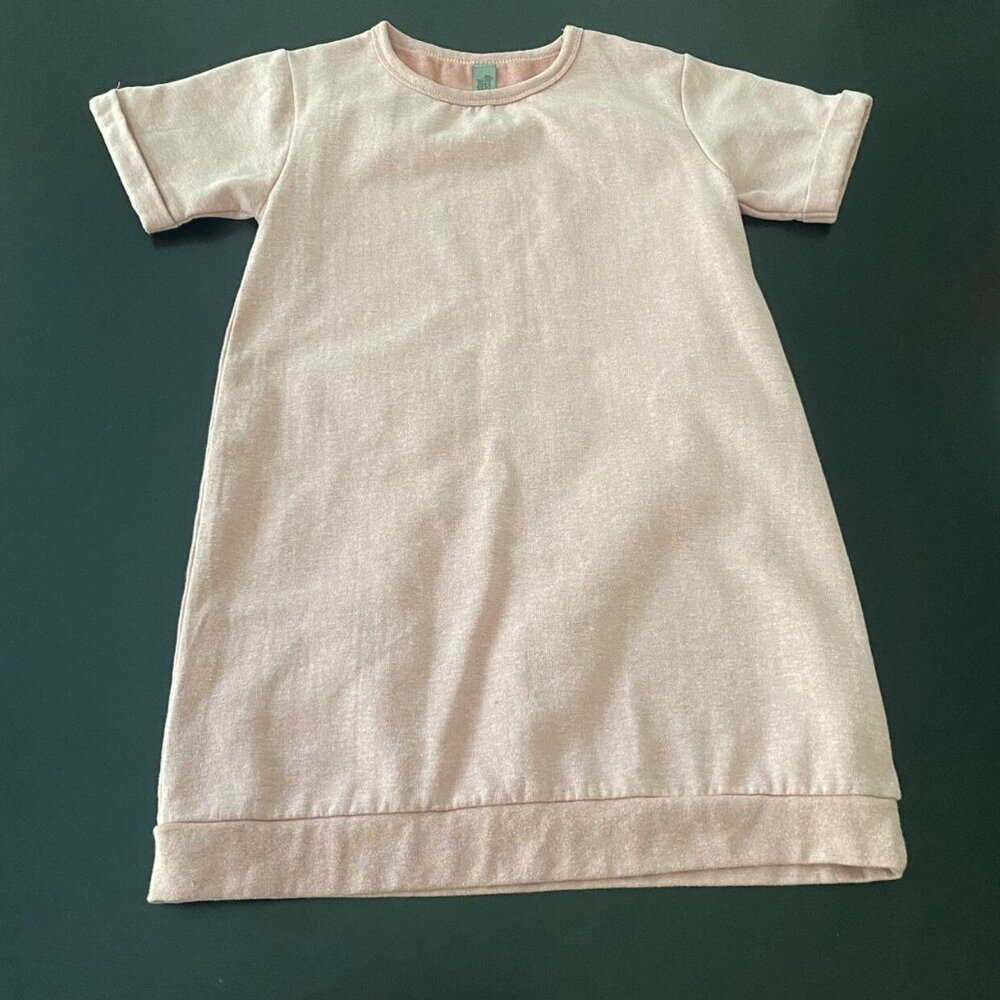 Instant Message Pink Sweatshirt Dress